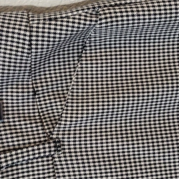 Women's Black & White Checker Pants, Size 20WR - Picture 3 of 3